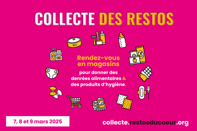 [ALERTE] Les RESTOS du CŒUR ont lancé leur COLLECTE 2025