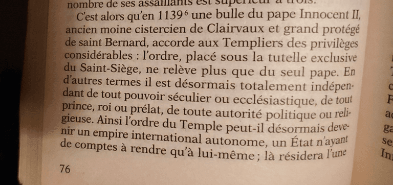 Le NWO remonte à la fondation de l'Ordre du TEMPLE
