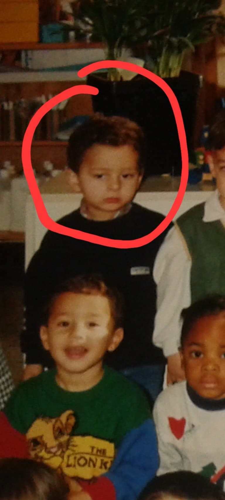 [Photo] Moi en maternelle, y avait un probleme non ?