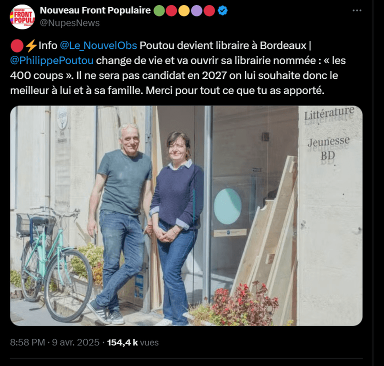 Les Kheys de BORDEAUX, vous allez ALLER VOIR POUTOU dans sa LIBRAIRIE ?