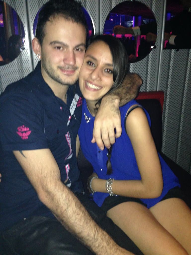 PHOTO en boite avec la cousine et mon meilleur pote