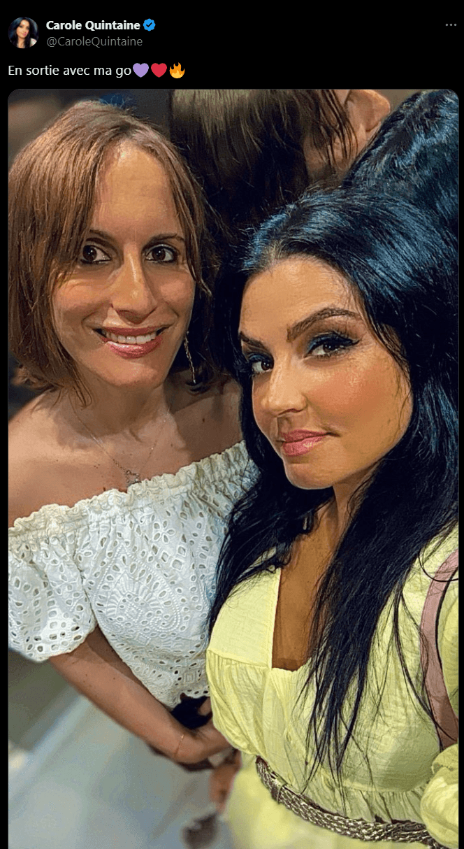 PHOTO : Carole quintaine qui sort avec sa go !